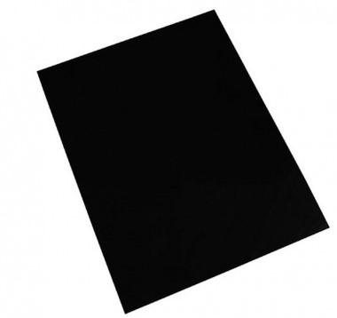 TAPA PLASTICO DURO NEGRO 0.5M A4