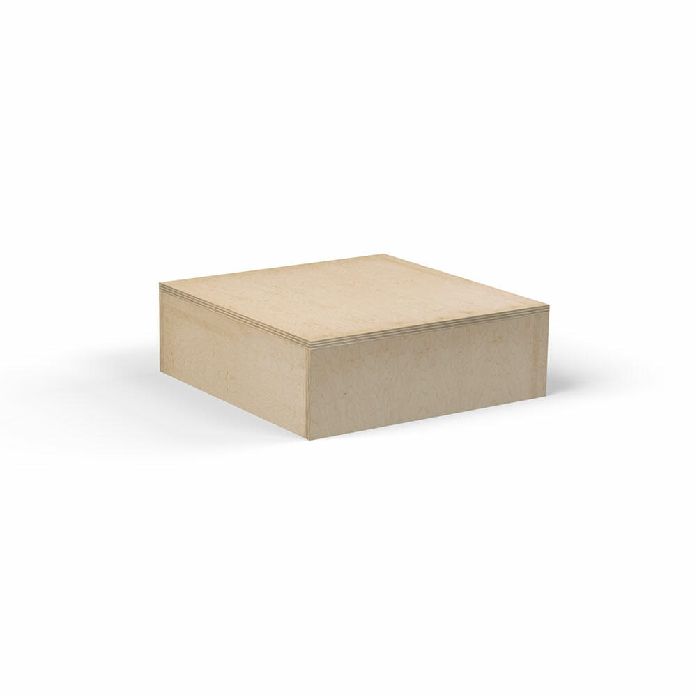 TARIMA CUADRADA MDF BLANCO 60X60X30CM