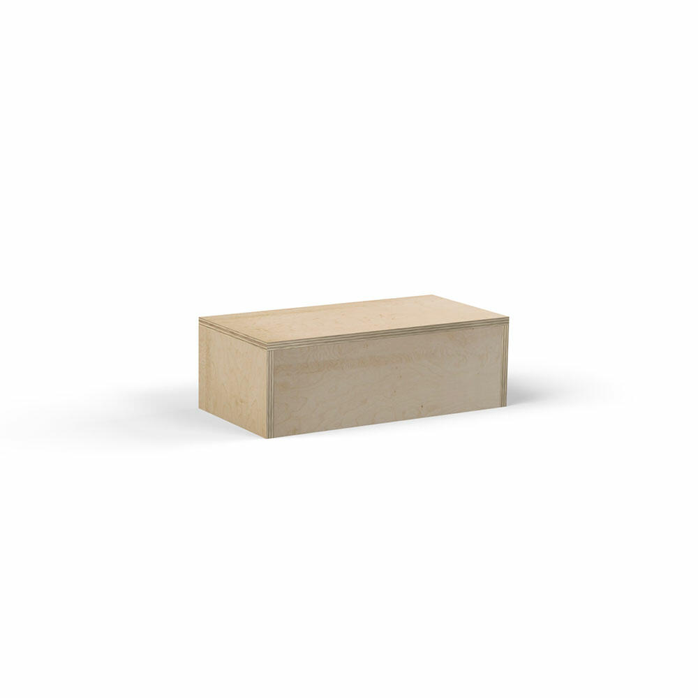 TARIMA RECTANGULAR MDF BLANCO 30X60X20CM