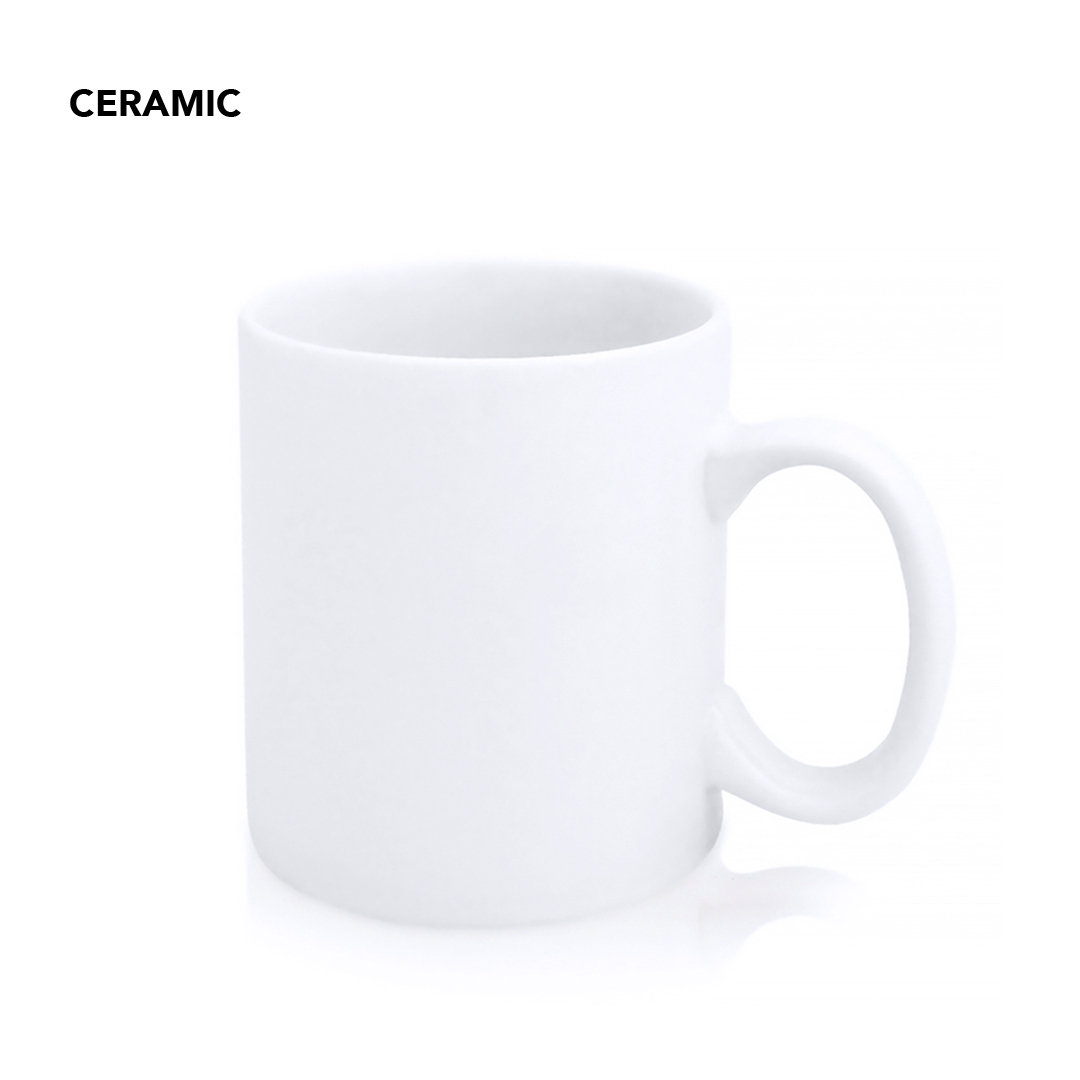 TAZA CERAMICA BLANCA REF. 3144