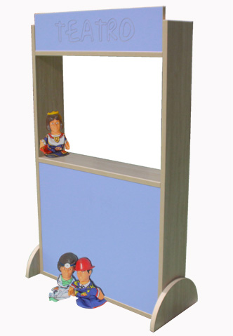 TEATRO MARIONETAS ECO DM MELAMINIZADO 71X115X30CM