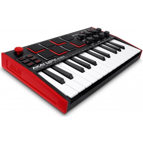 TECLADO  MPK MIDI  MINI DE AKAI PROFESIONAL DE 25 TECLAS