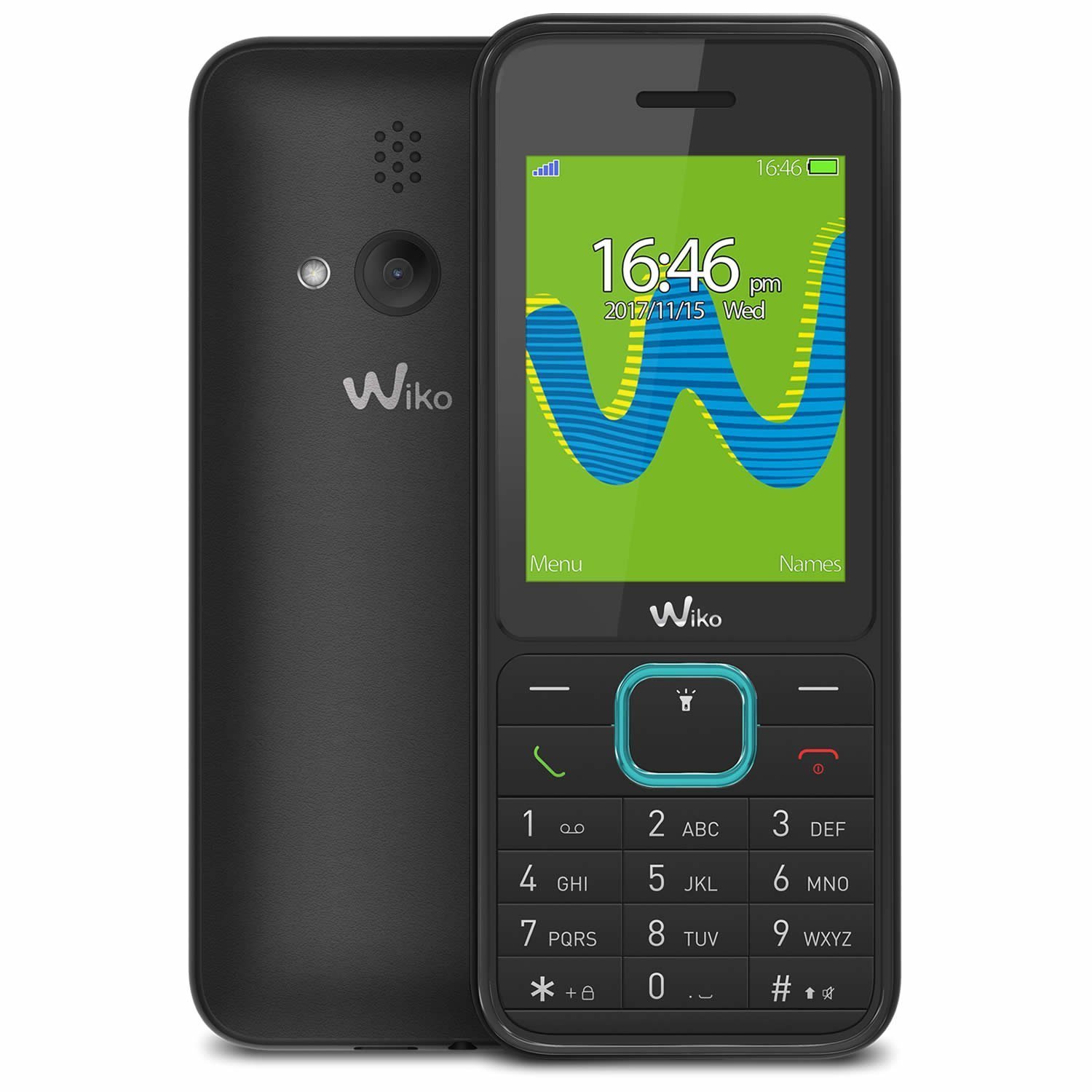 TELEFONO MOVIL WIKO RIFF 3 BLACK - DISPLAY 2.4" / 6CM - DUAL SIM - CAMARA VGA - SLOT MICROSD - RADIO FM - BT - BAT 800MAH