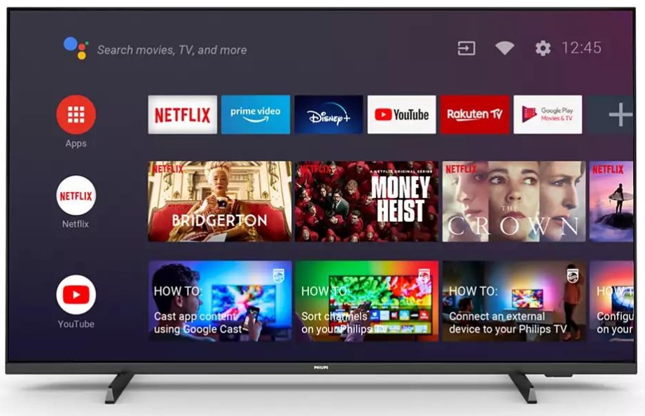 TELEVISION DE 65" PHILIPS STV ANDROID PIXELPUHD/ WIFI/ BLUETOOTH 5.0/MANDO/NAVAGADOR. RELACION 16.9