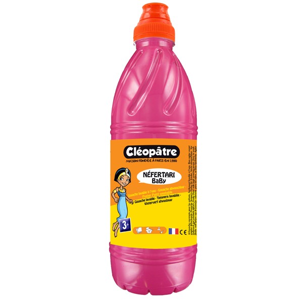 TEMPERA ESCOLAR LIQUIDA CLEOPATRE 1 LITRO MAGENTA REF: PGBB1-10