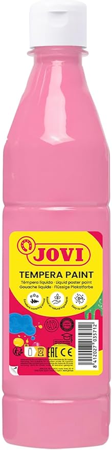 TEMPERA ESCOLAR LIQUIDA JOVI 500CC ***ROSA***  REF: 50605