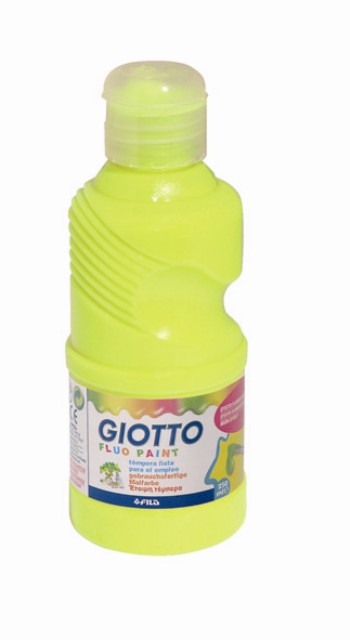 TEMPERA FLUORESCENTE GIOTTO AMARILLO 250ML REF. F53110100