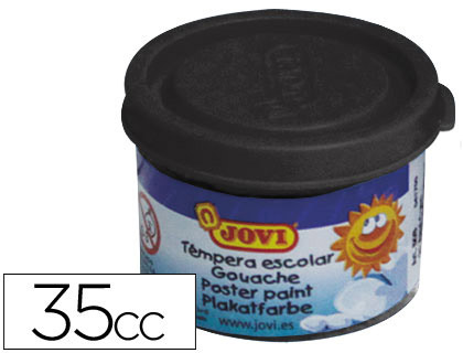 TEMPERA JOVI 35ML NEGRO REF. 50330