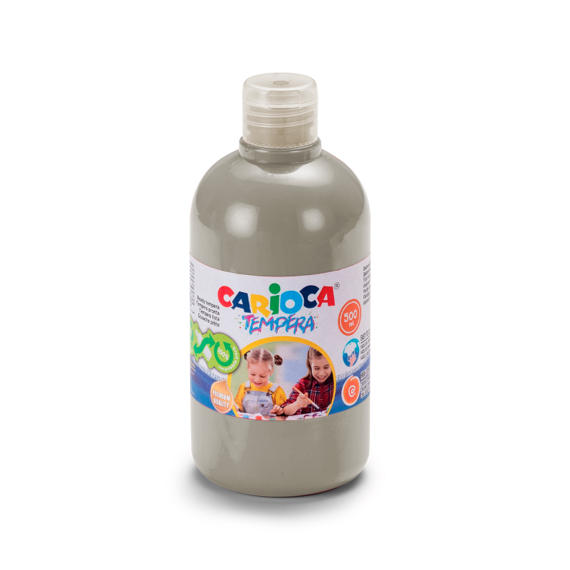 TEMPERA LIQUIDA CARIOCA DE 500ML ***METALICA PLATA***
