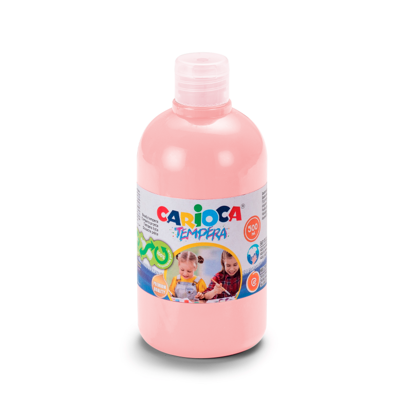 TEMPERA LIQUIDA ESCOLAR CARIOCA ROSA 500ML