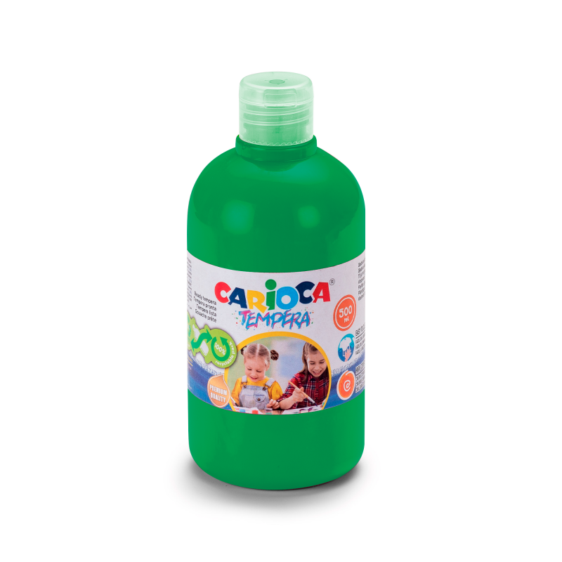 TEMPERA LIQUIDA ESCOLAR CARIOCA VERDE 500ML REF: 19411