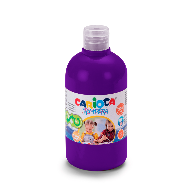 TEMPERA LIQUIDA ESCOLAR CARIOCA VIOLETA 500ML REF: 19441