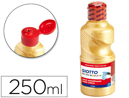 TEMPERA METALIZADA GIOTTO ORO 250ML REF. F53140100