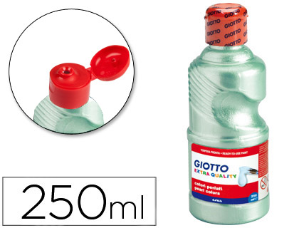 TEMPERA METALIZADA GIOTTO VERDE 250ML REF. F53130300