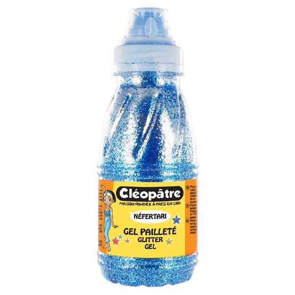 TEMPERA PURPURINA AZUL DE 250ML CLEOPATRE REF: GP250-5