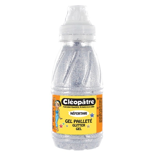 TEMPERA PURPURINA PLATA DE 250ML CLEOPATRE REF: GP250-877