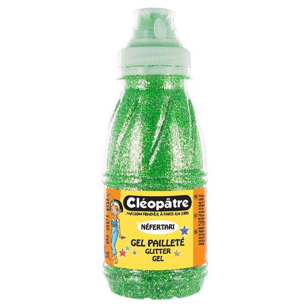 TEMPERA PURPURINA VERDE DE 250ML CLEOPATRE REF: GP250-16