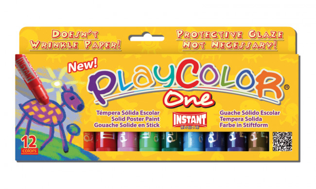 TEMPERA SOLIDA PLAYCOLOR INSTANT DE 10G Y 12 COLORES REF: 10731