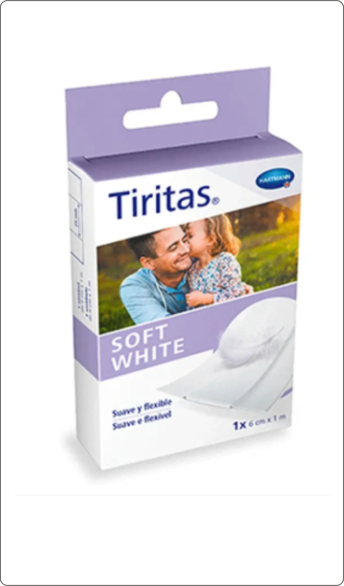 TIRITAS CONTINUA DE ALTA TOLERANCIA CUTANEA DE 6CM ANCHO X 1 METROS LARGO