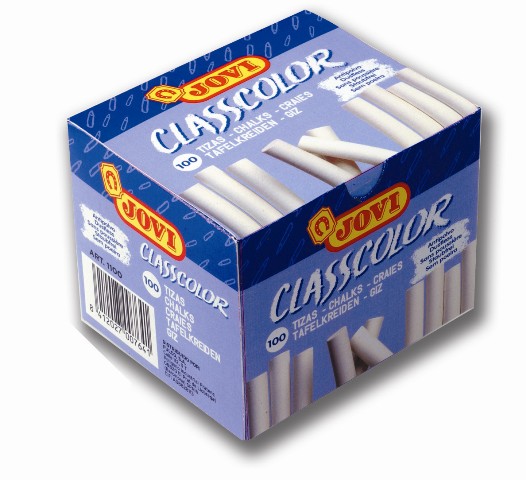 TIZA CLASSCOLOR BLANCAS CAJA 100 TIZAS REF. 1100