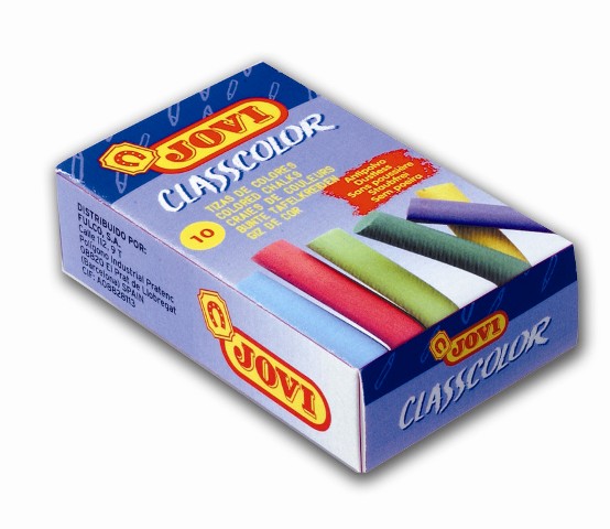 TIZA CLASSCOLOR COLORES CAJA 10 TIZAS 1020