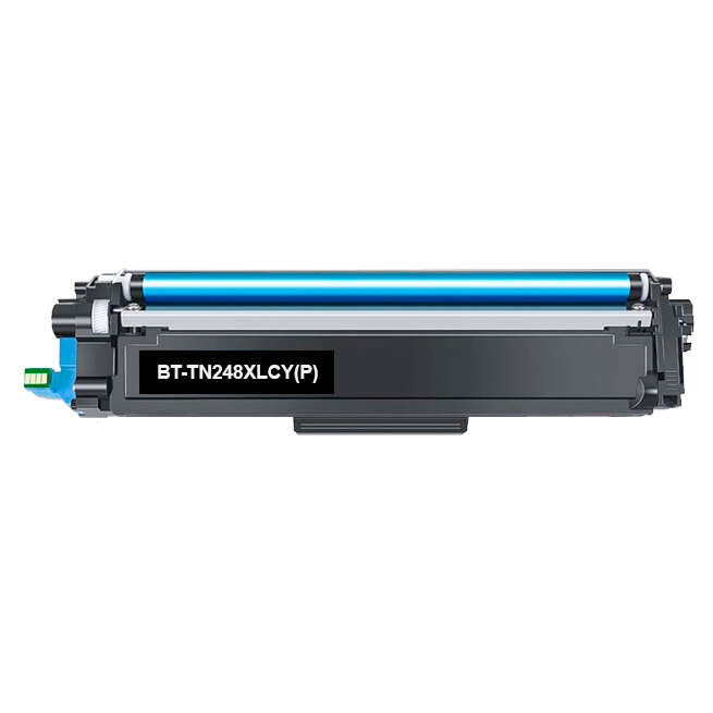 TONER COMPATIBLE Brother TN248XL Cyan Cartucho de Toner Generico - Reemplaza TN248XLC