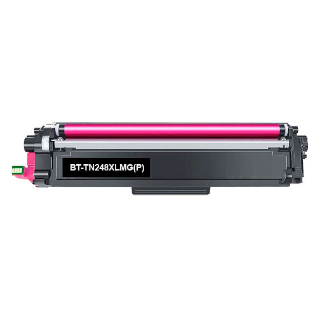 TONER COMPATIBLE Brother TN248XL Magenta Cartucho de Toner Generico - Reemplaza TN248XLM