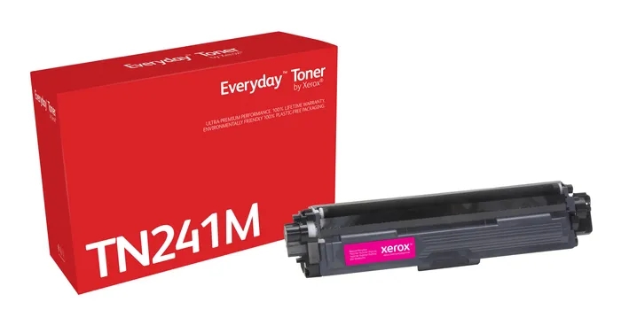 TONER COMPATIBLE Xerox Everyday Brother TN241/TN242 Magenta Cartucho de Toner Generico - Reemplaza TN241M/TN242M