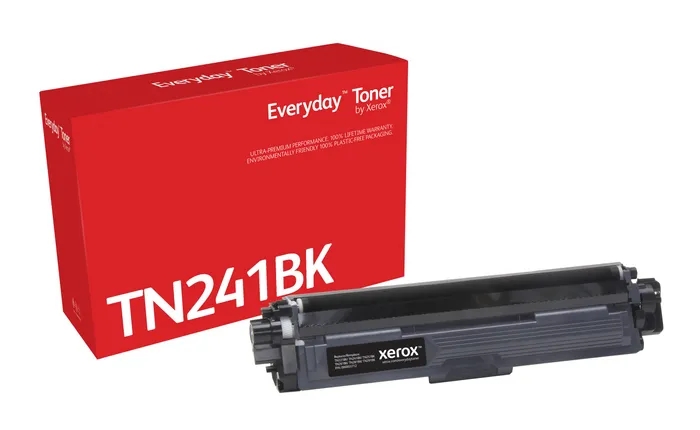 TONER COMPATIBLE Xerox Everyday Brother TN241/TN242 Negro Cartucho de Toner Generico - Reemplaza TN241BK/TN242BK
