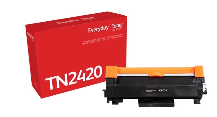 TONER COMPATIBLE Xerox Everyday Brother TN2420/TN2410 Negro Cartucho de Toner Generico - 006R04792/006R04204/006R04516