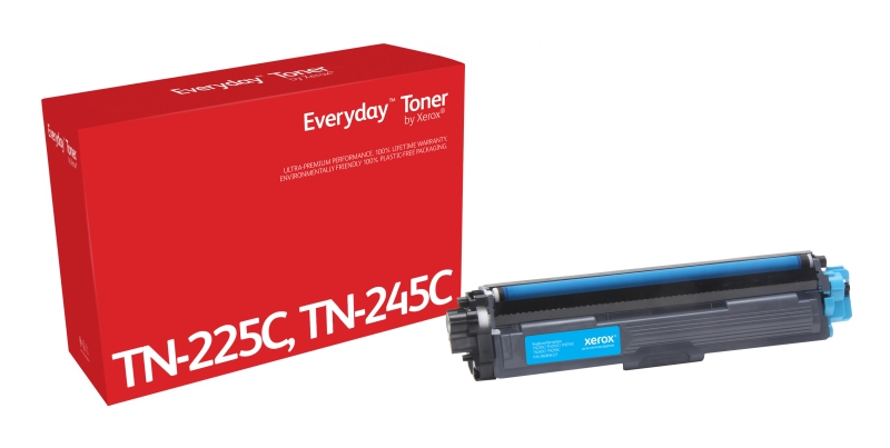 TONER COMPATIBLE Xerox Everyday Brother TN245/TN246 Cyan Cartucho de Toner Generico - Reemplaza TN245C/TN246C