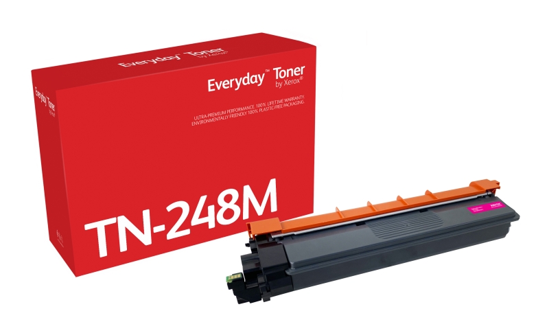 TONER COMPATIBLE Xerox Everyday Brother TN248 Magenta Cartucho de Toner Generico - Reemplaza TN248M