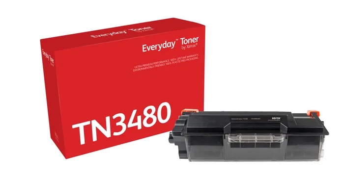 TONER COMPATIBLE Xerox Everyday Brother TN3480 Negro Cartucho de Toner Generico