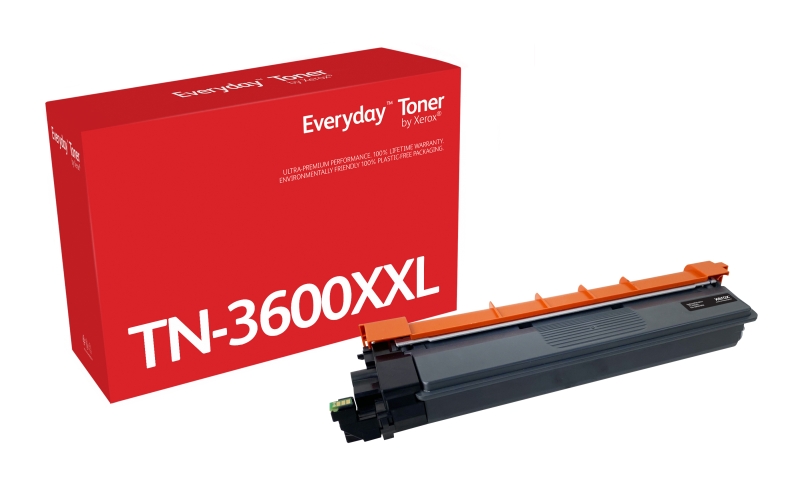 TONER COMPATIBLE Xerox Everyday Brother TN3600XXL Negro Cartucho de Toner Generico - Reemplaza TN3600XXL