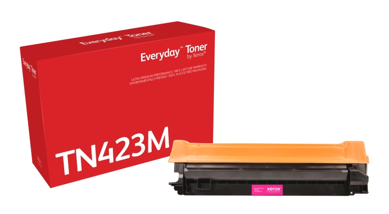 TONER COMPATIBLE Xerox Everyday Brother TN421/TN423/TN426 Magenta Cartucho de Toner Generico - Reemplaza TN421M/TN423M/TN426M