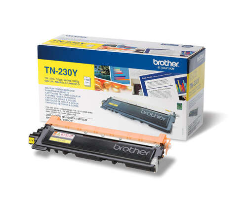 TONER ORIGINAL Brother TN230 Amarillo Cartucho de Toner Original - TN230Y