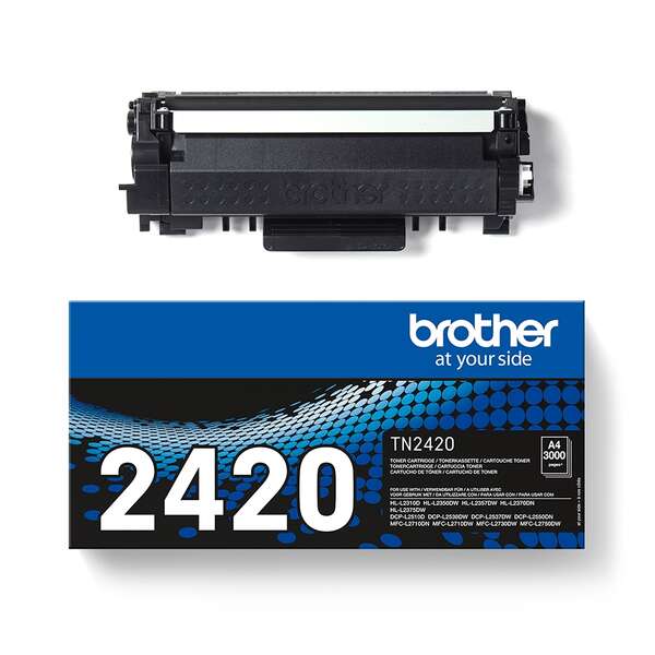 TONER ORIGINAL Brother TN2420 Negro Cartucho de Toner Original