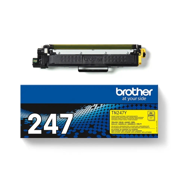 TONER ORIGINAL Brother TN247 Amarillo Cartucho de Toner Original - TN247Y
