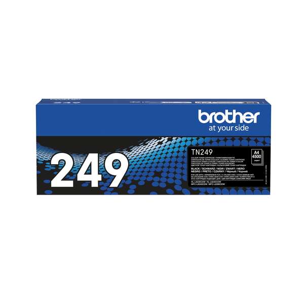TONER ORIGINAL Brother TN249 Negro Cartucho de Toner Original - TN249BK