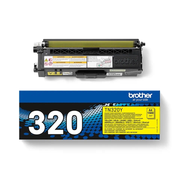 TONER ORIGINAL Brother TN320 Amarillo Cartucho de Toner Original - TN320Y