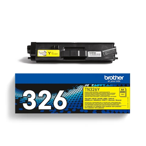 TONER ORIGINAL Brother TN326 Amarillo Cartucho de Toner Original - TN326Y