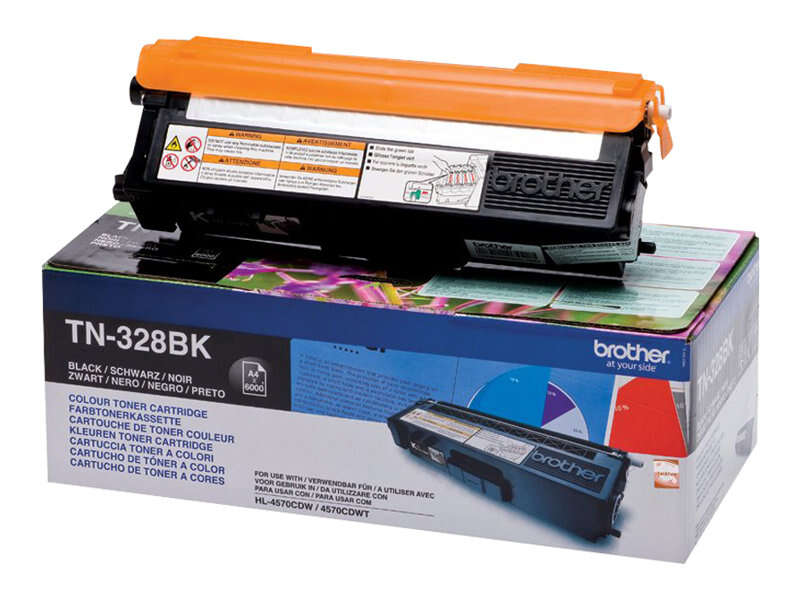 TONER ORIGINAL Brother TN328 Negro Cartucho de Toner Original - TN328BK