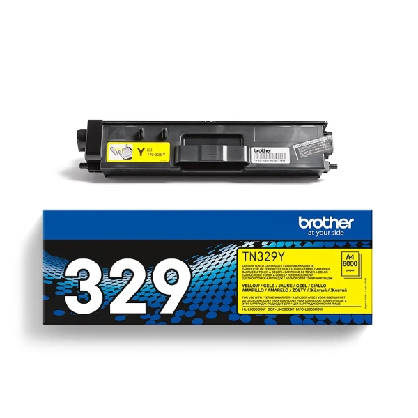 TONER ORIGINAL Brother TN329 Amarillo Cartucho de Toner Original - TN329Y