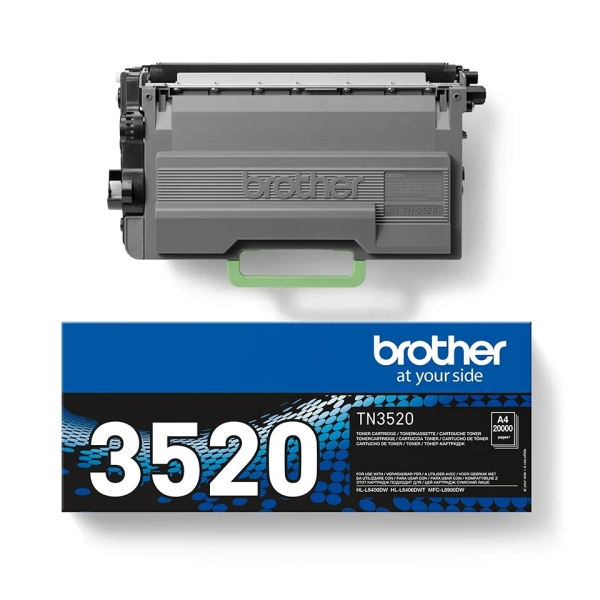 TONER ORIGINAL Brother TN3520 Negro Cartucho de Toner Original