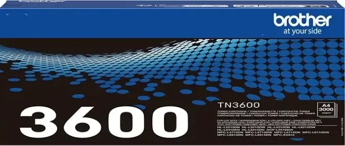 TONER ORIGINAL Brother TN3600 Negro Cartucho de Toner Original - TN3600
