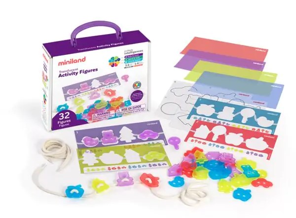 TRANSLUCENT ACTIVITY FIGURES FIGURAS TRANSLUCIDAS ENSARTABLES