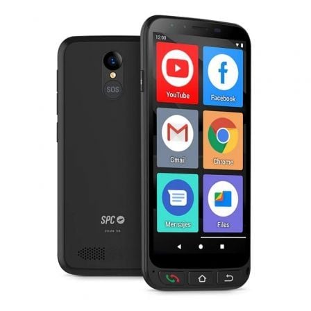 Teléfono Móvil SPC Zeus 4G Pro para Personas Mayores/ Negro