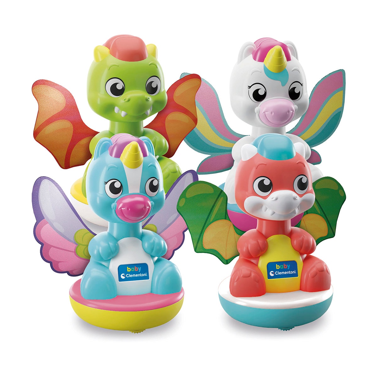 UNICORNIOS Y DRAGONES MUEVE TUS ALITAS UNIDAD SUELTA CLEMENTONI