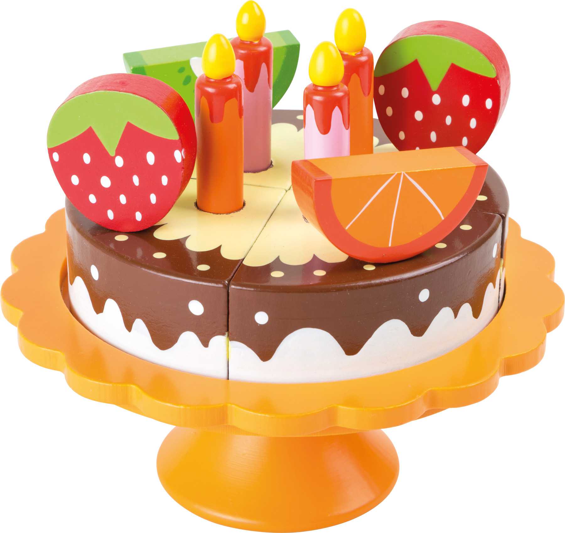 ***descatalogada cambiar por 39246*** TARTA DE CUMPLEAÑOS DE MADERA 15X13CM REF: LG - 10167