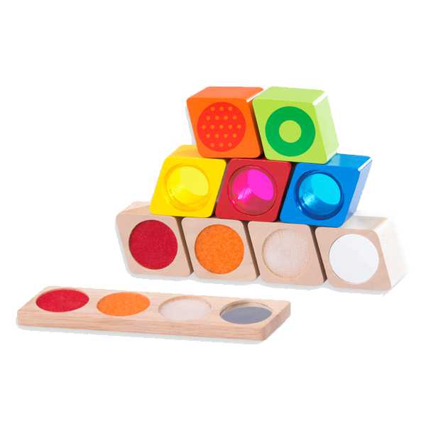 ***descatalogado**** BLOQUES SENSORIALES WONDER SENSORY BLOCK ANDREUS TOYS REF: WW-2511